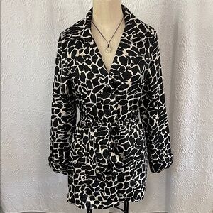 Luii Monochrome/animal print Patterned Jacket